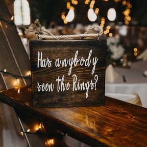 HANDMADE WEDDING SIGN